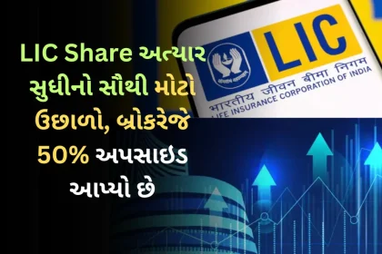 LIC Share biggest jump ever